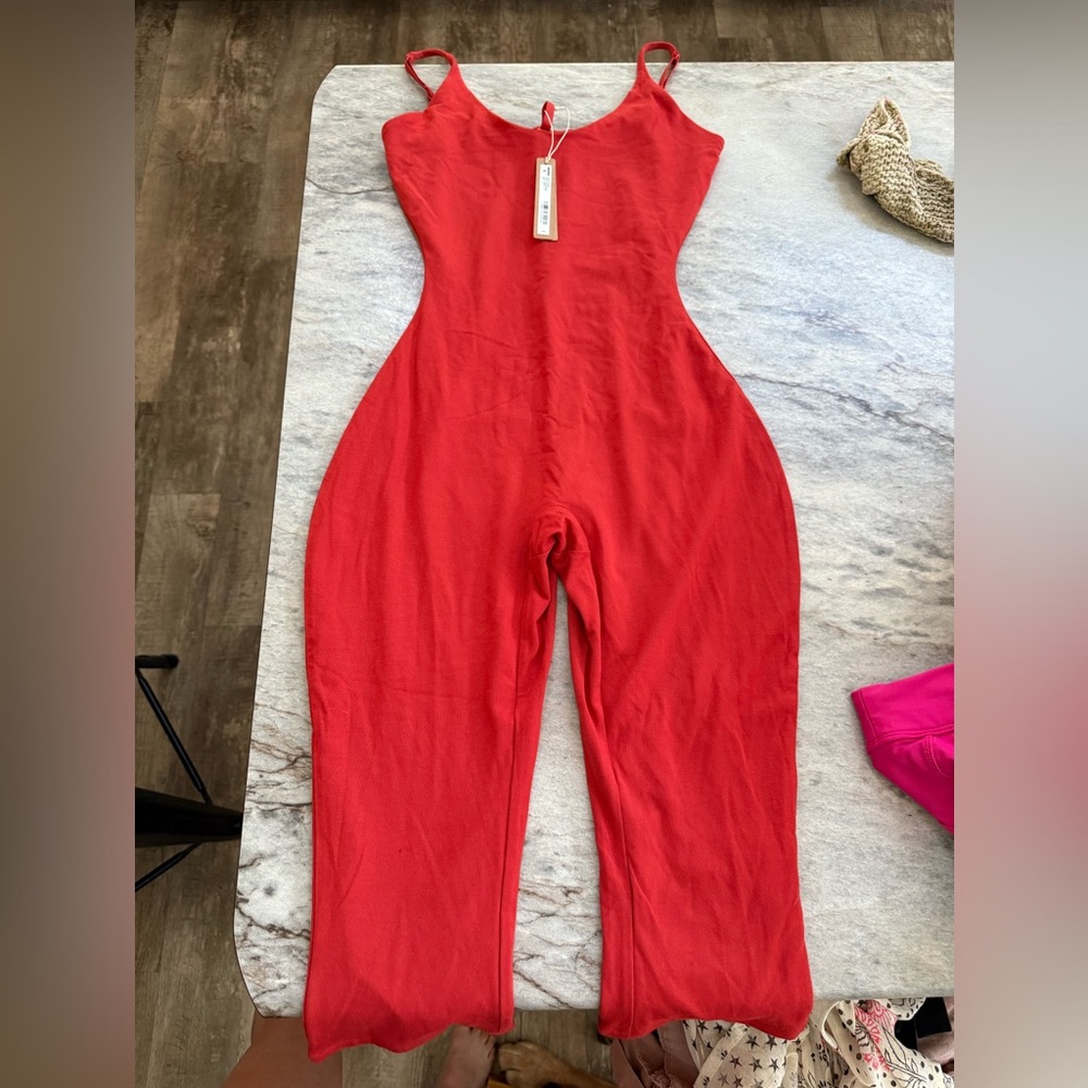 SKIMS Terracotta Sleeveless catsuit